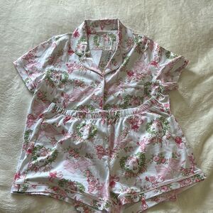 LoveShackFancy x Roller Rabbit Floral Print Pajama Set